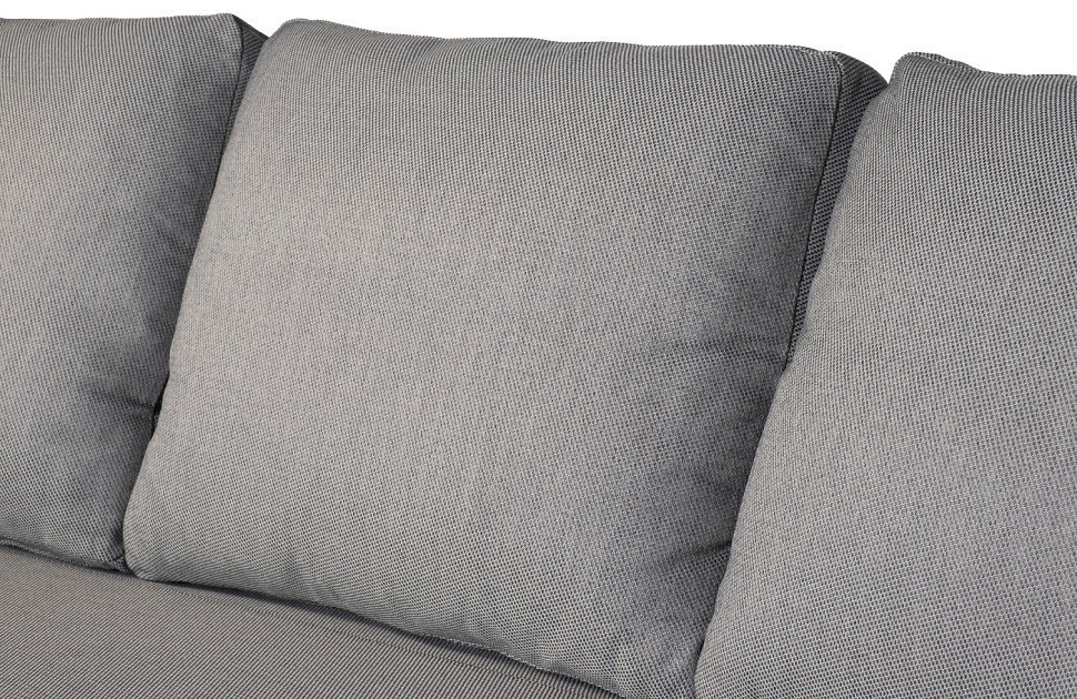 Диван темно-серый трехместный "Марра" 204*81,5*83см, оплетка"сеть" (TT-00013258)
