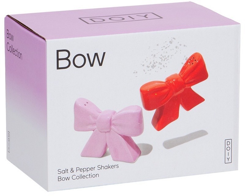 Набор из солонки и перечницы bow (78579)
