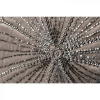 Подушка с бисером &quot;Лучи&quot; серебро 45*45см (TT-00006725)