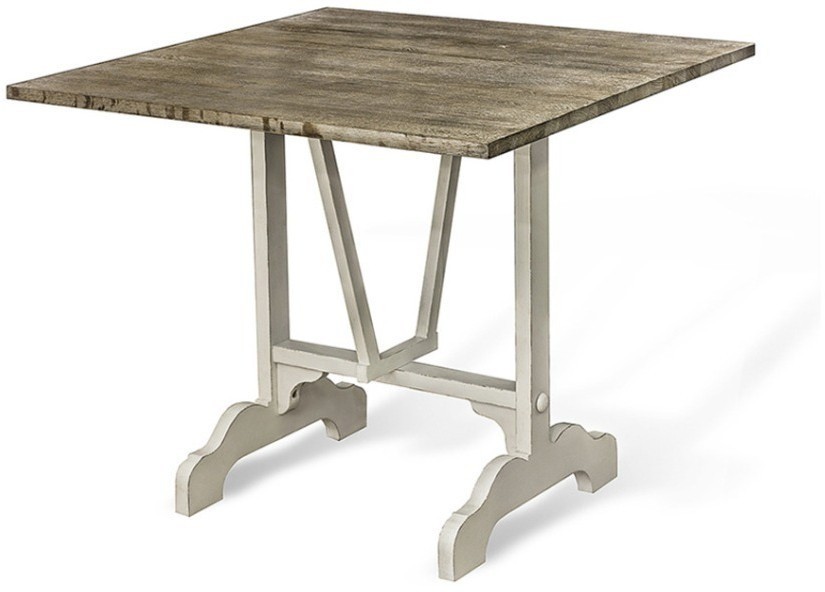 Стол Грант FN4546-1, массив дуба, natural oak/white, ROOMERS FURNITURE