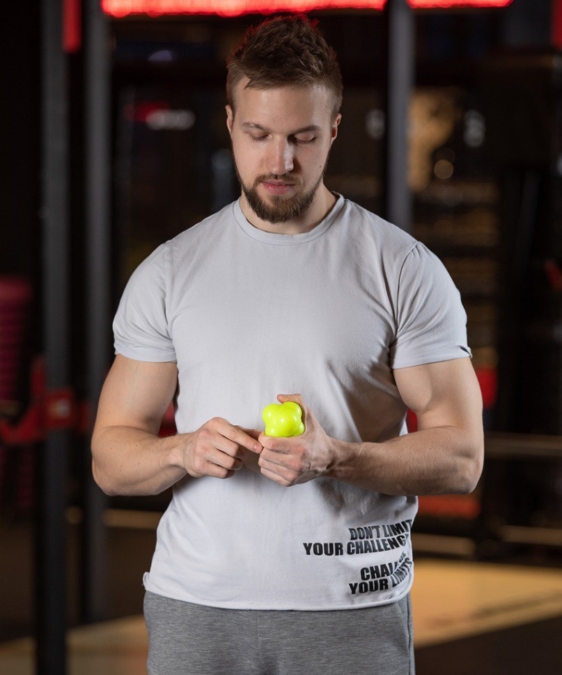 Мяч реакционный RB-301, силикагель, ярко-зеленый (1041687)