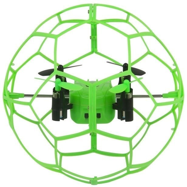 Радиоуправляемый квадрокоптер Helimax Green SkyWalker в сетке (HM1340-GREEN)