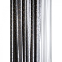 Портьера TRENTO серая  275*260см (TT-00008876)