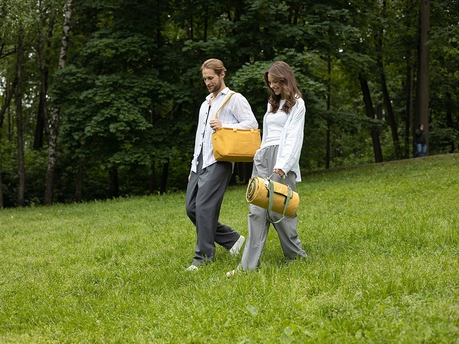 Термосумка для пикника smart picnic, l, горчичная (79197)