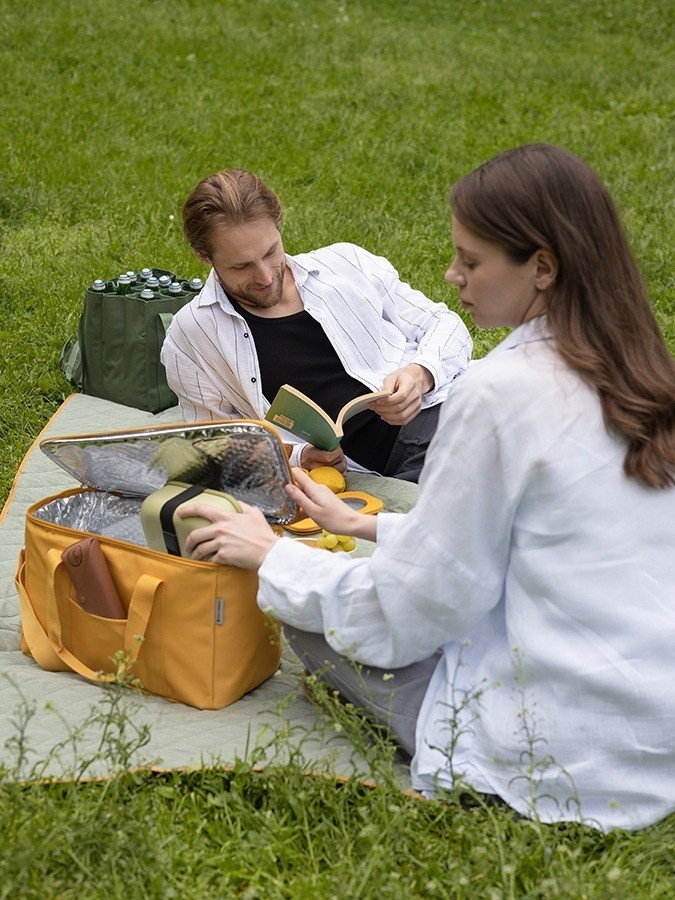 Термосумка для пикника smart picnic, l, горчичная (79197)