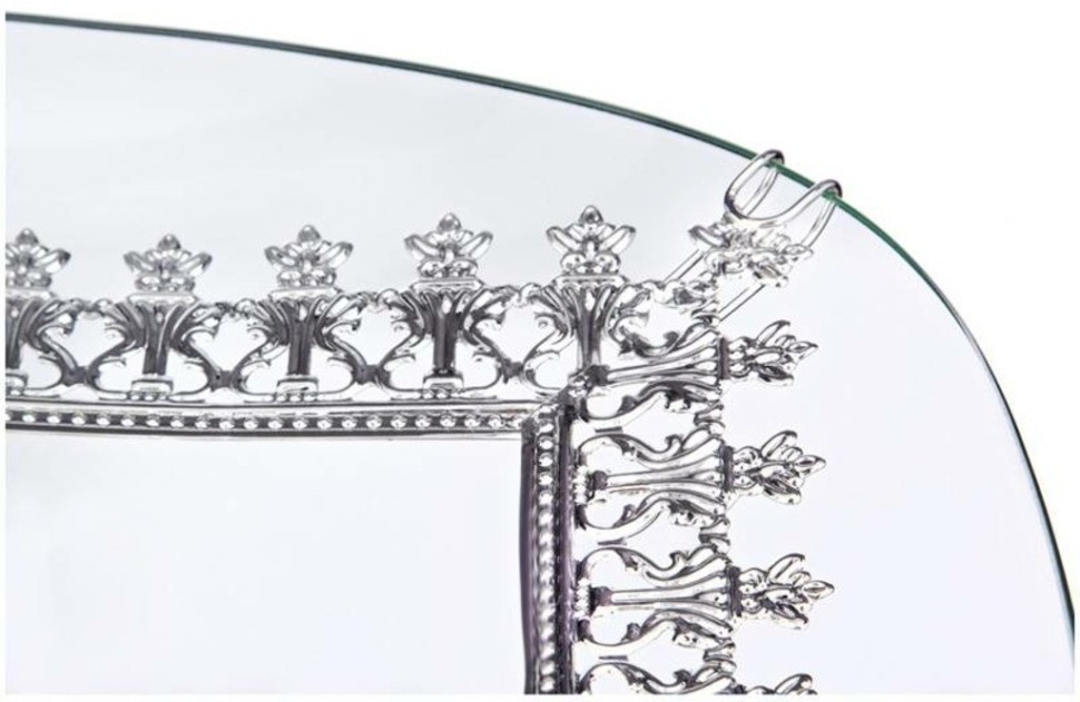 Конфетница 2-х ярусная 30*30/21*21 см. высота=42 см. Lefard (258-254)