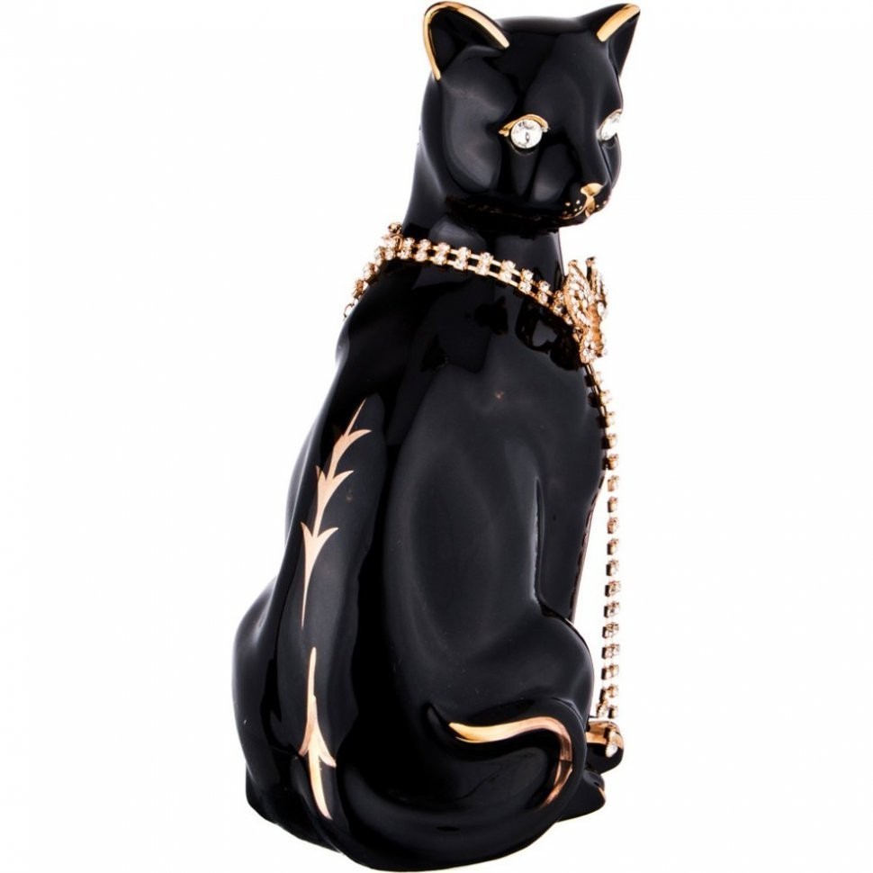 Статуэтка "кошка с цепочкой" 13*11см, высота=25см Lefard (276-173)