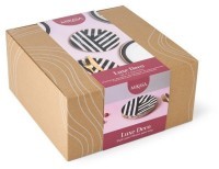 Набор фарфоровых тарелок Mikasa Luxe Deco с геометрическим принтом 21 см MKLDSPLATEPK4