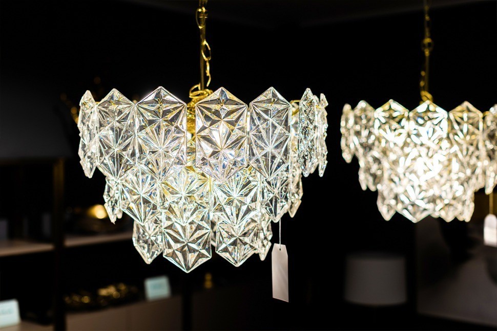 Люстра потолочная TENDER, латунь d.51см h.61см (TT-00006934)