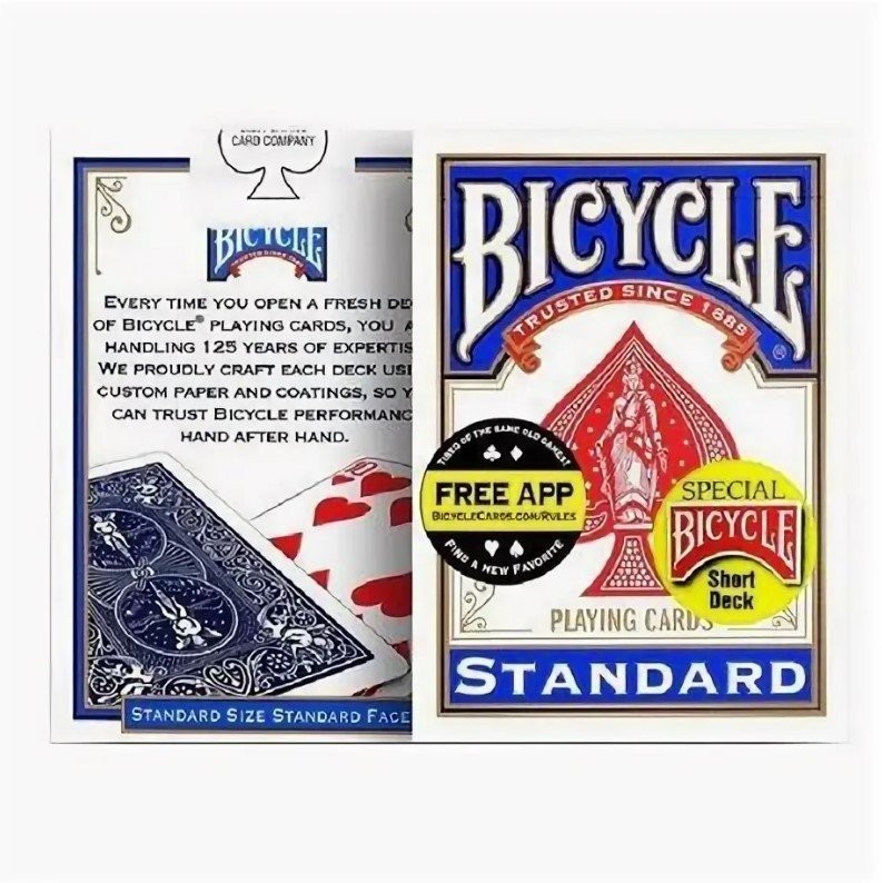 Карты "Bicycle Standard Short Blue" (34011)