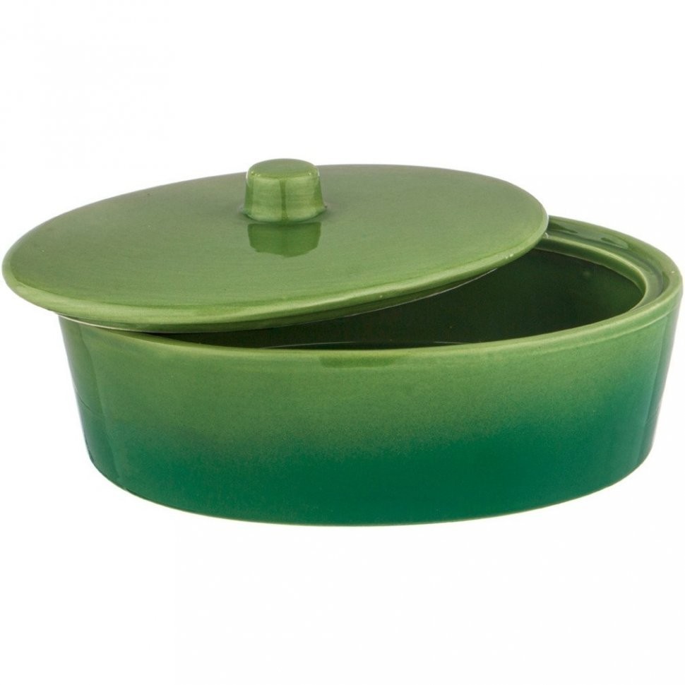 Блюдо для запекания с крышкой 800 мл / 20*14,5*8 см Agness (490-465)