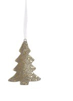 Новогодняя игрушка BL-033A, железо, grey/gold, ROOMERS FURNITURE