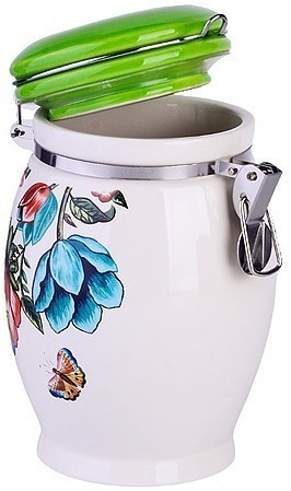 Банка для сыпучих продуктов 930 мл Летний букет LORAINE (30791)