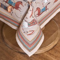 Скатерть &quot;passage&quot; 110х140см ,капучино,100% хлопок с пропиткой,твил Lefard (850-760-20)