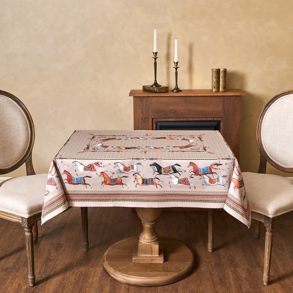 Скатерть "passage" 110х140см ,капучино,100% хлопок с пропиткой,твил Lefard (850-760-20)