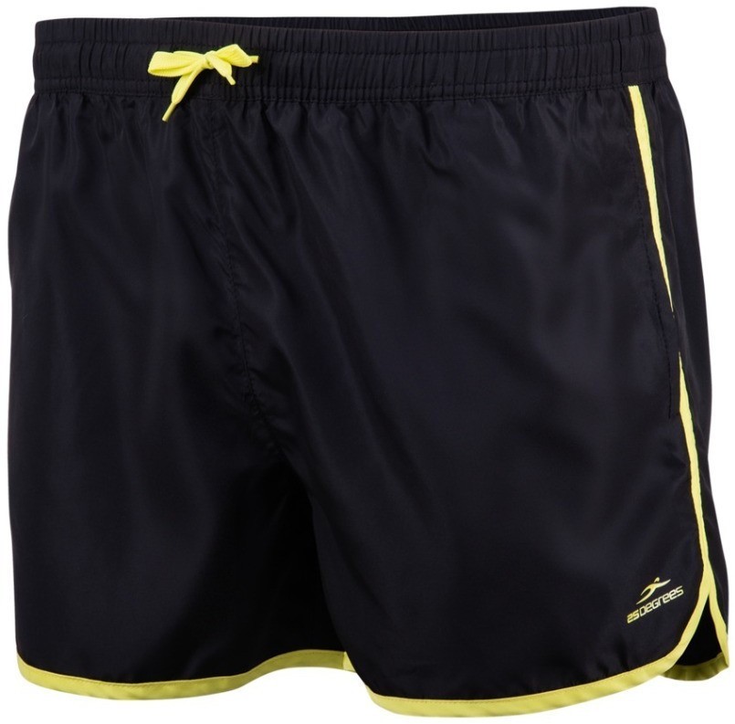 Шорты для плавания 25DEGREES Station Black/Lime, полиэстер (2114163)