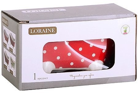 Подставка для губки Красный Узор LORAINE (30689)