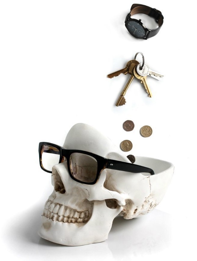 Органайзер для мелочей skull, белый (41505)