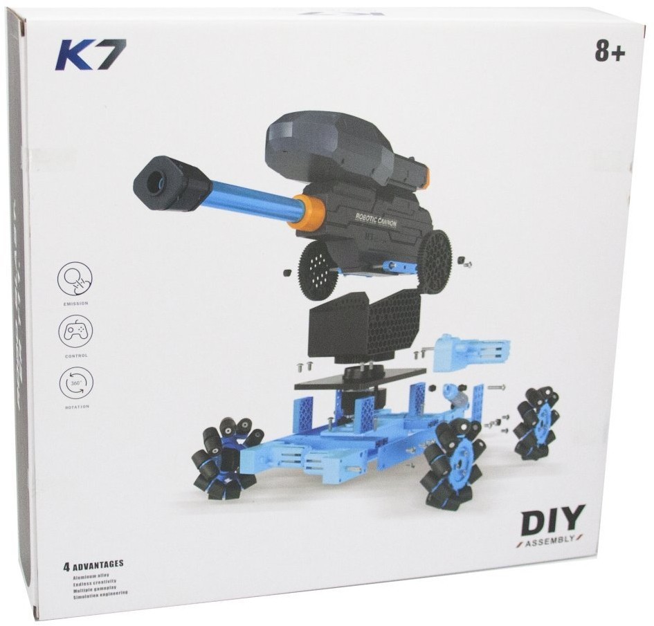 Конструктор BKN DIY 63 детали - ру робот водомет - K7-DIY