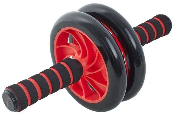 Ролик для пресса двойной RL-102, черный/красный (1554690)