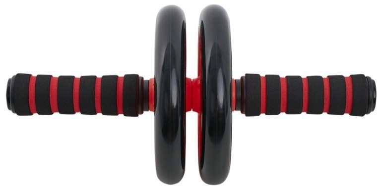 Ролик для пресса двойной RL-102, черный/красный (1554690)