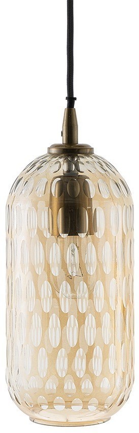 Светильник подвесной mystic aura, D14 см, янтарно-золотой (76541)