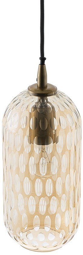 Светильник подвесной mystic aura, D14 см, янтарно-золотой (76541)