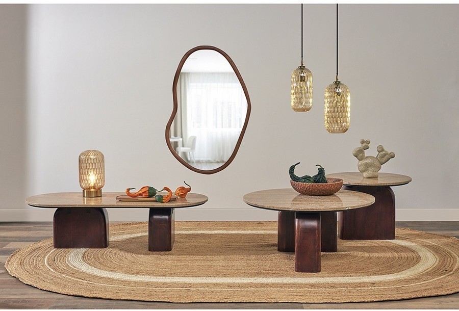 Светильник подвесной mystic aura, D14 см, янтарно-золотой (76541)