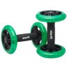 Ролики для пресса раздельные STARFIT RL-107, черный/ярко-зеленый (1121617)