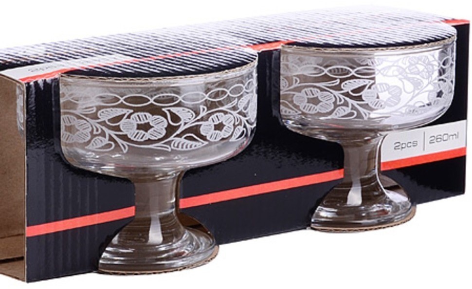 Набор 2-х креманок d=100 "Флёр" (х8) " (MS41016-07)