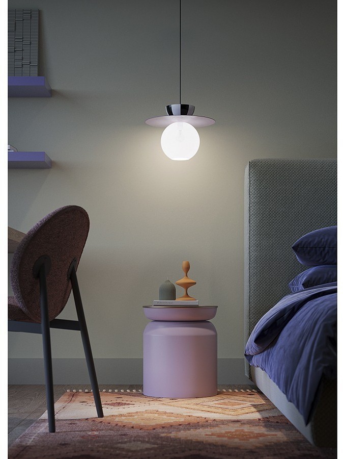 Столик журнальный ingvild, D38 см, сиреневый (75895)