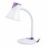 Настольная лампа-светильник Sonnen OU-607 цоколь Е27 белый/фиолетовый 236682 (89627)