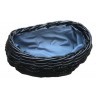 Корзина TMD- Basket 30, Ротанг, Black, ROOMERS FURNITURE