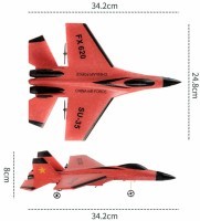 Радиоуправляемый самолет Fei Xiong SU-35 2.4G (FX620-RED)