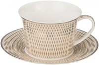 Кофейный набор lefard &quot;radial gold&quot; на 6 пер. 12 пр. 180 мл (760-413)