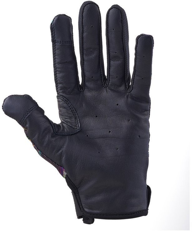 Перчатки для фитнеса WG-104, с пальцами, черный/мультицвет (1832858)