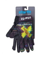 Перчатки для фитнеса WG-104, с пальцами, черный/мультицвет (1526821)