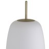 Лампа напольная silk, 150 см, белое опаловое стекло/античная латунь (67845)