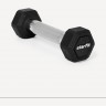 Гантель гексагональная STARFIT DB-301PRO 1 кг, обрезиненная, черный (2115105)