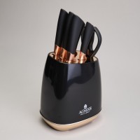 Набор ножей agness  на пластиковой подставке, 7 предметов (911-784)