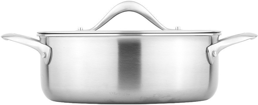 Кастрюля с крышкой 3ply etalon, D24 см, 4 л (77004)