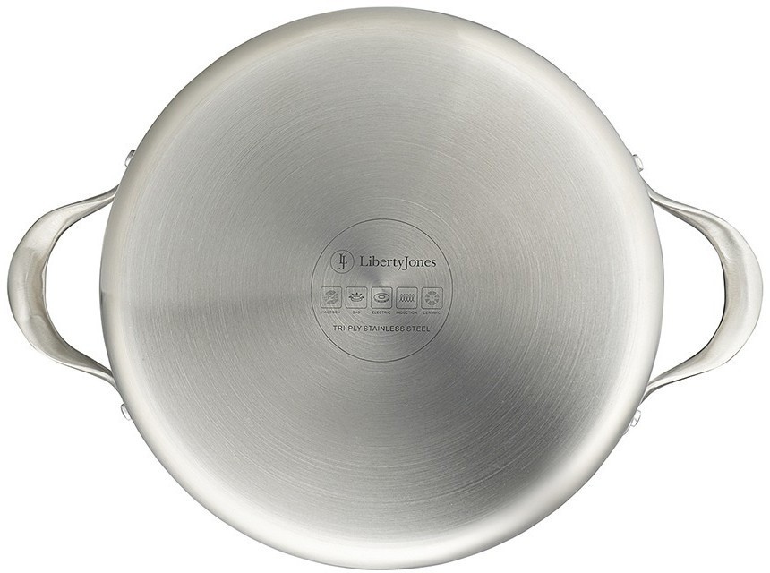 Кастрюля с крышкой 3ply etalon, D24 см, 4 л (77004)