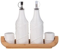 Набор для специй lefard &quot;native&quot; 4 пр. на дер. подставке 27,4*10,8*4,6 см (474-204)