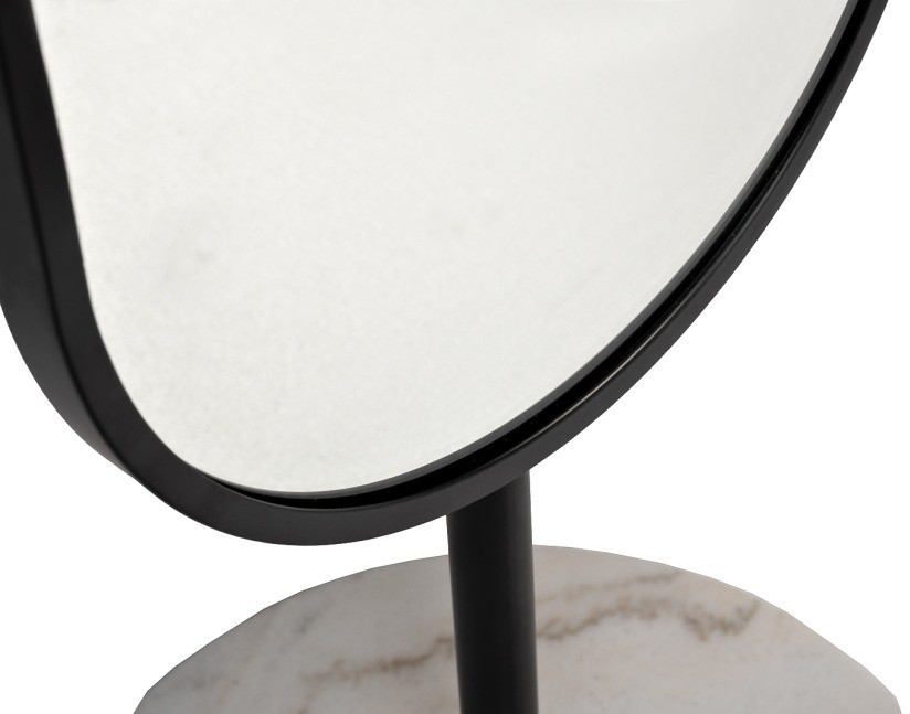 Зеркало напольное овальное рама черная d35*169см (TT-00013866)