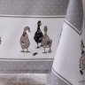 Скатерть "family farm" 160х220см , 100% хлопок, серый, твил, пропитка Lefard (850-750-21)