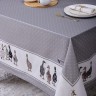 Скатерть "family farm" 160х220см , 100% хлопок, серый, твил, пропитка Lefard (850-750-21)