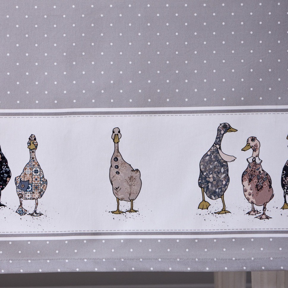 Скатерть "family farm" 160х220см , 100% хлопок, серый, твил, пропитка Lefard (850-750-21)