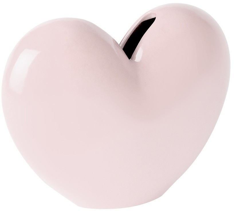 Ваза для цветов love, 15,5 см, светло-розовая (78571)