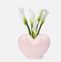 Ваза для цветов love, 15,5 см, светло-розовая (78571)