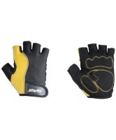 Перчатки для фитнеса SU-108, желтый/черный (112741)